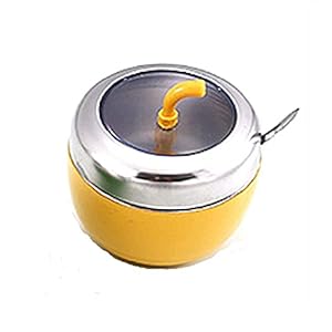 Spice Jars Kruidendoos Roestvrijstalen Kruidendoos met Lepel Zout Kruiden Jar Fles Kruiden Doos Vochtbestendig Verzegeld…