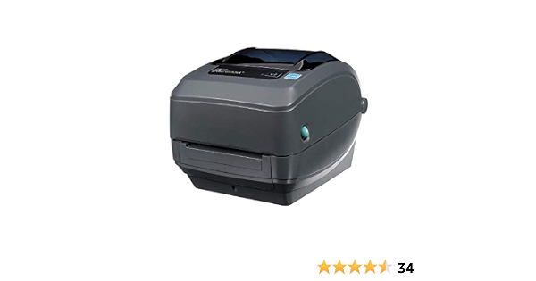 Amazon.com: Zebra - Impresora de escritorio de transferencia térmica GK420t  para etiquetas, recibos, códigos de barras, etiquetas y muñequeras - Ancho  de impresión de 4 pulgadas - Conectividad USB, serie y paralelo (