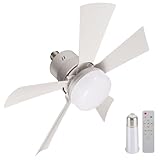 Light Socket Fan With Remote, Screw In Socket Fan