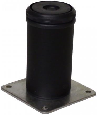 Camar 10" Como Leg Plate Mount-Flat Black