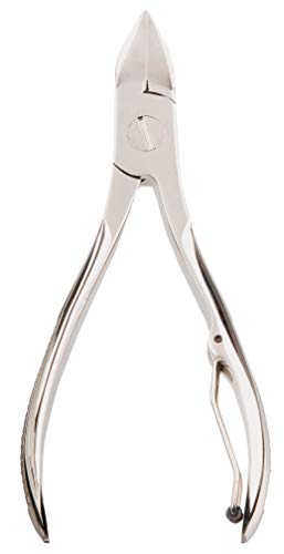 Titania Germany Stainless Toenail & Fingernail Nipper - Nickel Plated Toe Nail & Finger Nail Trimmer with Sharp Cutting Edges For Tough Thick Nails - For Beauty & Grooming Needs