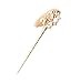 S&E Women's Flower Design Hair Pin Stick With Tassel Crystal Rhinetone Beads Hair Clasp