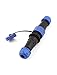 uxcell Pair Waterproof Aviation Cable Connector + Socket SD16-4 4 Pin IP68