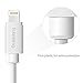 Lumsing Lightning to USB Cable Apple Certified Sync and Charging Cord(9.9 Feet/3M) with Ultra Compact Connector Head for iPhone, iPod and iPad(White)