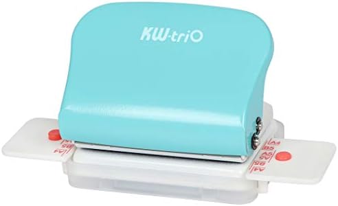 Amzbarley ルーズリーフパンチ 穴あけパンチ 6ホールパンチ 事務器 携帯便利 B5 A5対応 穴あけ5枚 30穴 26穴 穴 6穴 Diy グリーン