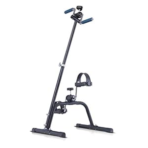 Hiyougen Folding Exercise Bike Arm and Leg Exerciser Folding Pedal Exerciser Fitness Equipment for Men, Women, Kids and Seniors Rehab Equipment