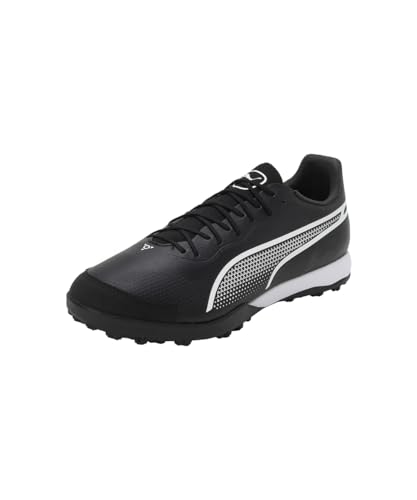 PUMA Unisex King Pro Tt Chaussures de football, Puma Black Puma White, 40.5 EU