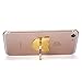 AIQAA All Metal Phone Grip Ring Stand Holder Car Mount for Smartphones (Cat Gold)
