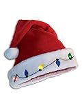 Forum Novelties Christmas Holiday Light up Santa Hat