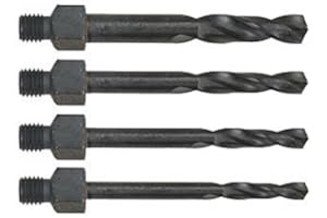 Aircraft Tool Supply Threaded Drill Bits #40, #30, #21, #12 (4-Pack)