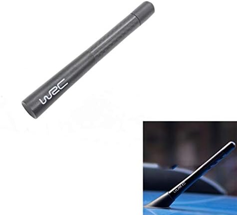 Richdoo For Ecosport Fiesta Car WRC Carbon Short Aerial Fiber Antenna Accessories