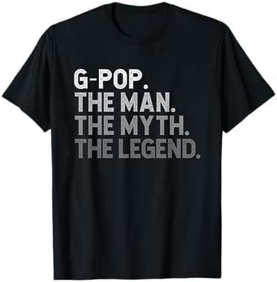 Amazon.com: Pops The Man The Myth The Legend Cool Funny T-Shirt