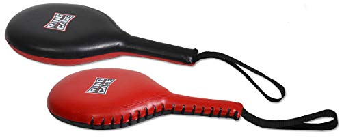 Ring to Cage Boxing MMA Speed Punching Paddles (Red/Black)
