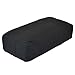 Yoga Direct Black Supportive Rectangular Cotton Yoga Bolster, 24-Inch Long x 6-Inch high x 12-Inch Wide (A242BOLBLA03)