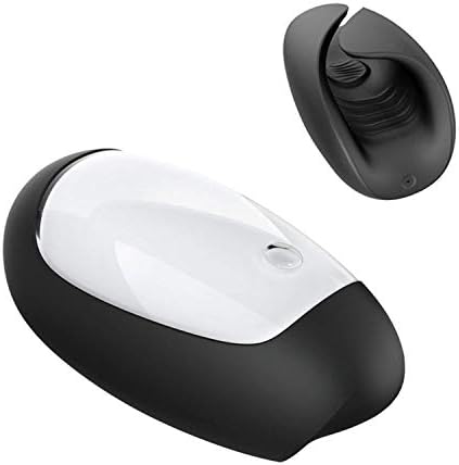 Male Pulse Sucking Cup USB Rechargeable Procrastinate Time Lasting Automatic Toys Exercise Funny Toys for Men Headband,Black