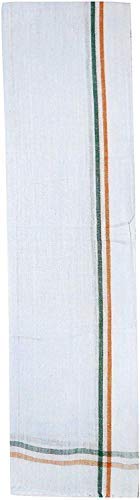 Salezplanet Men's Cotton Ethnic and Traditional Gamcha (White, Free Size)