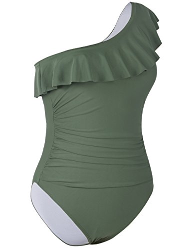 1 Hilor+Swimsuits+Shoulder+Asymmetric+Monokinis