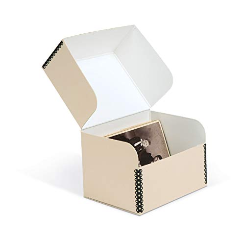 Gaylord Archival Tan Flip-Top Photo Preservation Box – 5W x 10 5/8L x 8 5/8″H