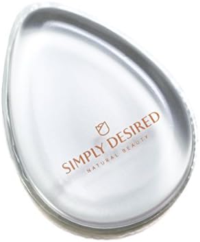 Premium Silicone Makeup Sponge by Simply Desired [1 Pack - Teardrop Shape] Better Than Beauty Blender - Best Quality Applicator, Perfect for Liquid Foundation BB CC Cream Concealer Application