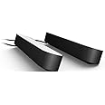 Philips Hue Smart Play Light Bar Base Kit, Black - White & Color Ambiance LED Color-Changing Light - 2 Pack - Requires Bridge