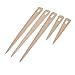 Tenrry 5 PCS Wood Hand Loom Stick Wooden Shuttle Tapestry Weaving Knit Handcrafts Tool