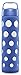 Ello Pure BPA-Free Glass Water Bottle with Lid, Denim Fizz, 20 Oz.