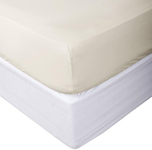 Hotel Collection 100% Egyptian Cotton Bedding Set 800 Thread Count Solid Fitted sheet(Bottom Sheet Only) King Size Sateen Weave 15 inch Deep Pocket Ivory Color