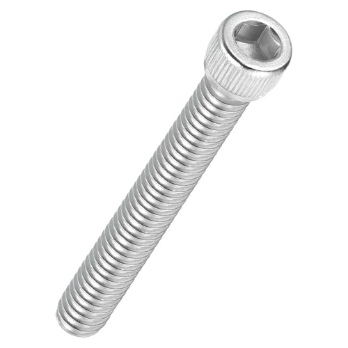 Kozelo 20pcs Socket Head Cap Screws - [1/4"-20 x 2"] UNC 304 Stainless Steel Allen Socket Drive for Electrical Motor 3D Printing Fan Engine Replacement Use, Silver — image 1