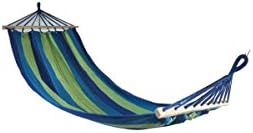 Aubry Gaspard Cotton and Polyester Spreader Bar Hammock océana