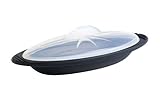 Mastrad A68381 Silicone Minute Cooker, 20 Fluid Ounce, Charcoal