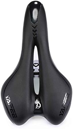 Fvino Bike Saddle Mountain Bicycle Seat Replacement Comfortable Relief Gel Cushion Breathable Shock Absorption for Women, Wen, Beach Cruiser, Road, Leisure, Foldable Bike, Trek MTB