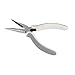 Fiskars Crafts Precision Needle-Nose Pliers (6 in), 6 Inch, White/Grey