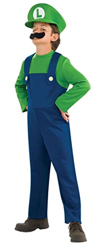 Super Mario Bros. - Luigi Child Costume size Medium 8-10
