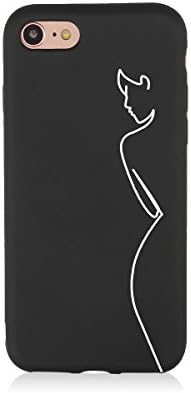 iphone 6s case, shockproof, scratch, protective cover, iPhone 6 / 6s 4.7 inches, art, geometric lines, stylish personality, cover case [black004]