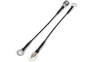 Aramox Metal Tailgate Cables, 38.5cm Replacement Pickup Truck Gate Support for C/K 1500 2500 3500, 88-02, 1 Pair