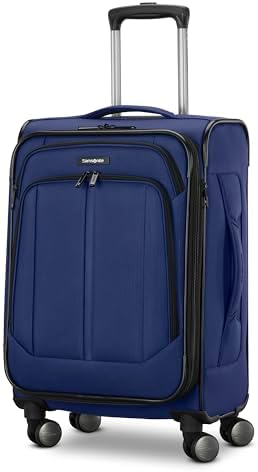 MIDAS 320大型アルミラックケース 青 Amazon.com | Samsonite Ascella 4 Large Checked Suitcase - Purple