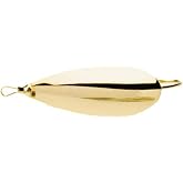 Johnson SM1/4-GLD Tackle Box Standard Minnow Spoon, Gold, 2-Inch, 1/4-Ounce