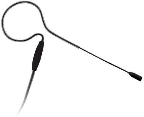 AVTronics Professional Earworn Microphone - Ultra Lightweight Headworn Condenser Mic - Heavy Duty Comfortable Indoor Headset - Outdoor Over Ear Omnidirectional Wired Audio Boom Microphone - 3mm Jack