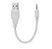 ZIMRIT 3.5mm Male AUX to USB 2.0 Adapter