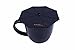 AvecToi Set of 2 Food Grade Silicone Mug Cover Suction Lids for Coffee Mugs, Tea Cups - Keep Drinks Warm or Cold Longer (Black)
