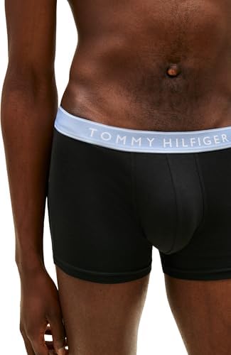 Uomo Boxer Confezione da 3 Trunks Elasticizzati, Nero (BRK Blu/Trra Rd/Arm Grn), M