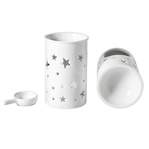 T4U Ceramic Tealight Candle Holder Oil Burner, Essential Oil Incense