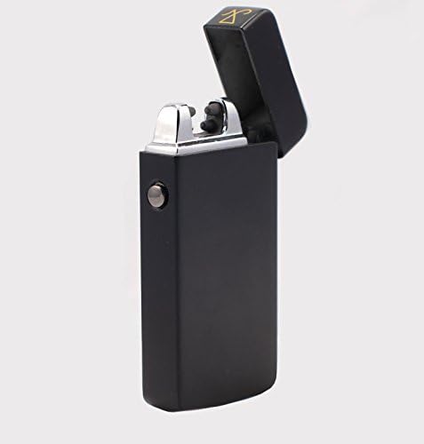 Electric USB Rechargeable Lighter - Flameless and Windproof - Vontone Lighters (Black)