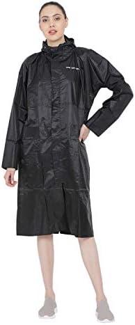 The Dry Cape Waterproof Long Raincoats Jacket Rainwear for Women(XL)