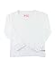 RuffleButts Ruffled Long Sleeve Layering Tee - White - 3T