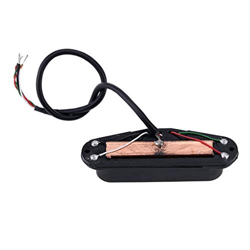 VIGE ST 4 Wire Magnetic Dual Rail Single Coil Humbucker Electric Guitar Pickup Fully Shielded Two Pole Guitar Parts & Accessories - Thumbnail 3