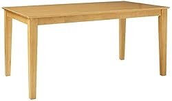 East West Furniture CAT-OAK-S Rectangular Dining