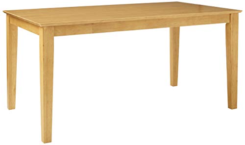 CAT-OAK-S Capri Rectangular dining table 36"x60" with solid wood top In Cappuccino Finish