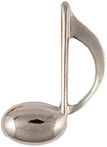 Sterling Gifts Musical Single Note Lapel Pin Silver