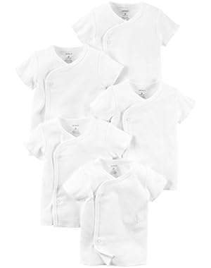 Carter's Unisex Baby 5-Pack Side Snap Tee
